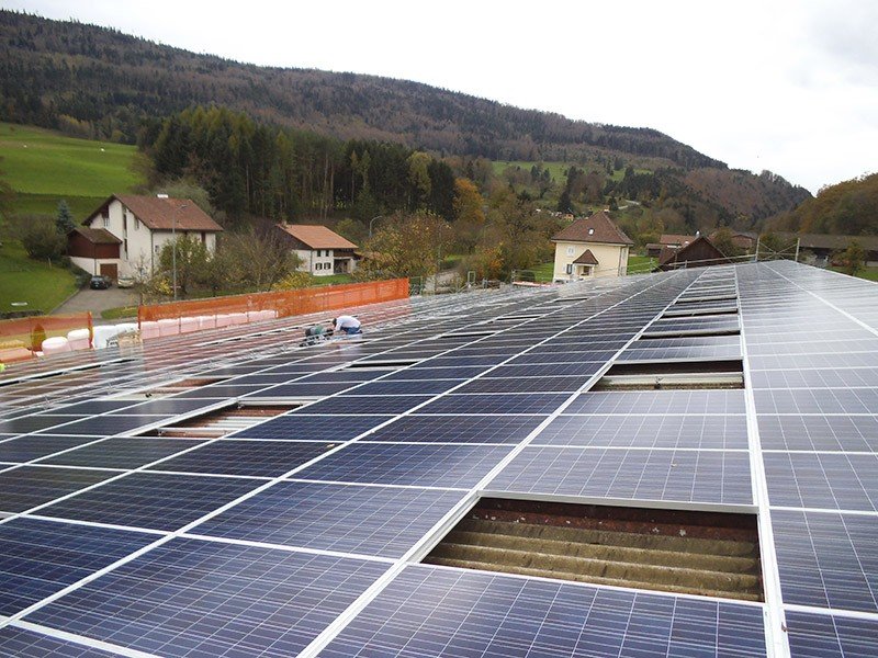 181,5 kW saulės elektrinė Delemont, Šveicarija